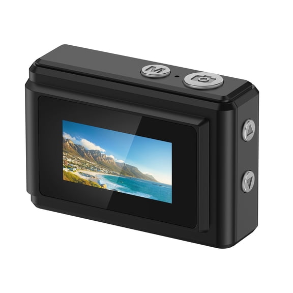 Portable Keychain Digital Camera, 1080P HD Video Recorder, 12MP Mini Camera, Micro Pocket Cam for Travel & Study, Black