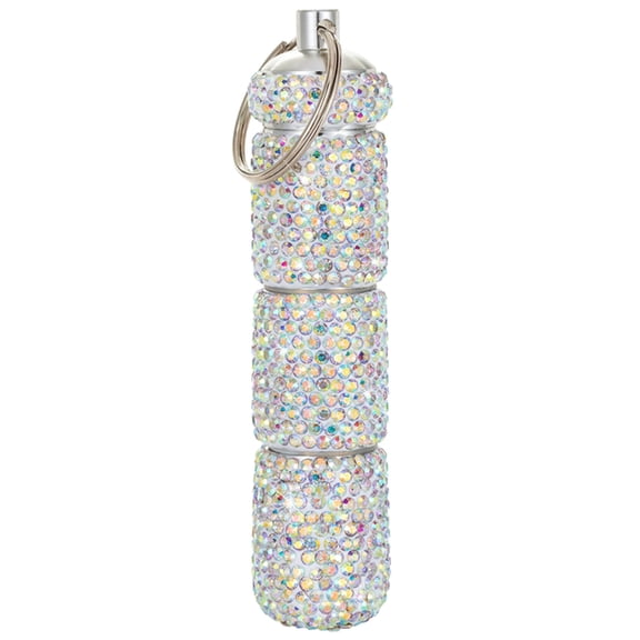 Portable Keychain Pills Holder Medicine Container with Keyring Travel Pills Box