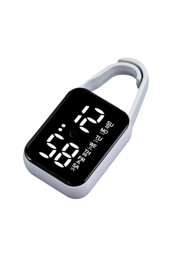 Led Electronic Watch Keychain Pocket Watch Keyring Hangings Watches Night Light Touchs Digital Watches Gift