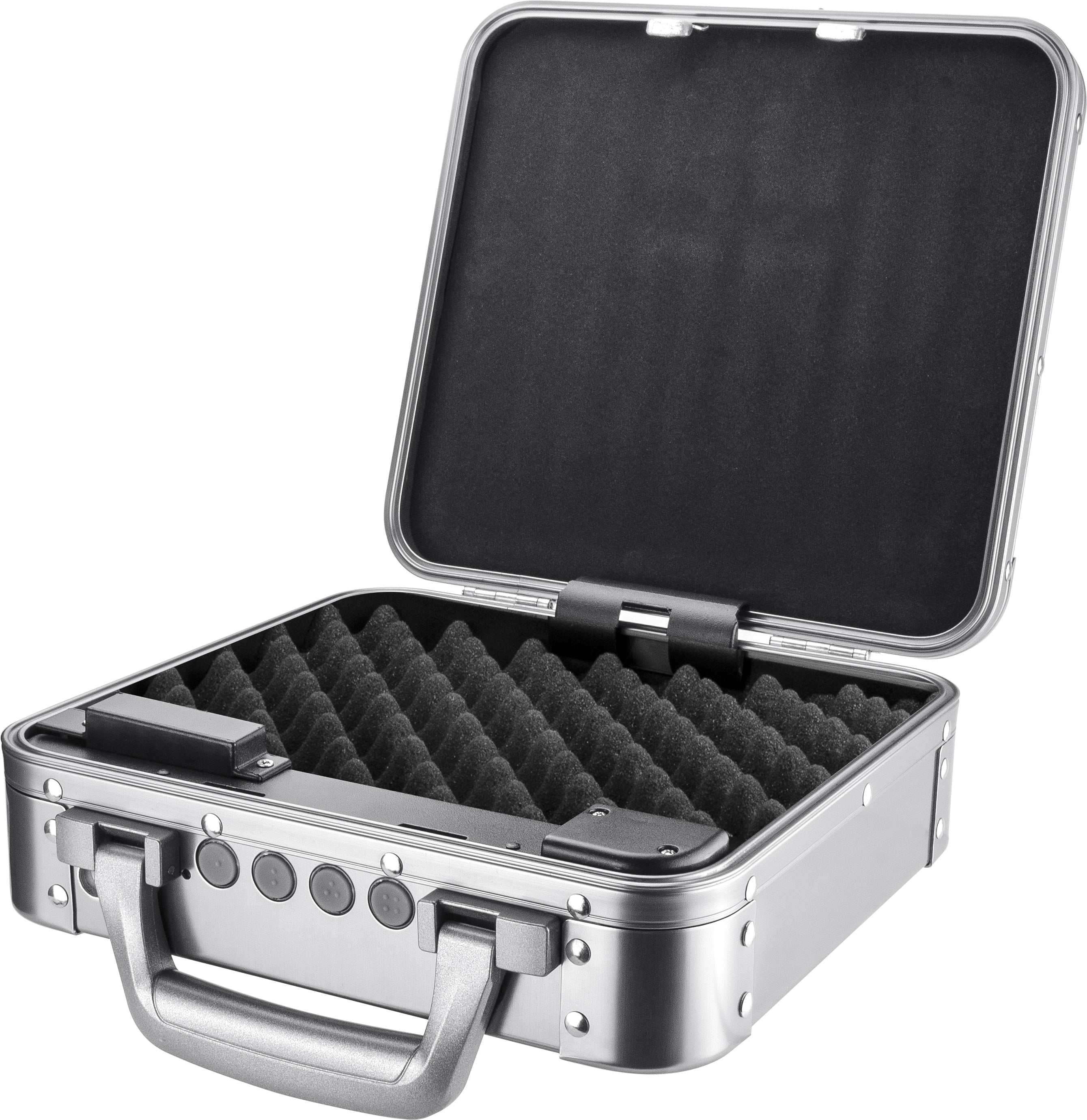 Portable Keypad Lock Box Silver