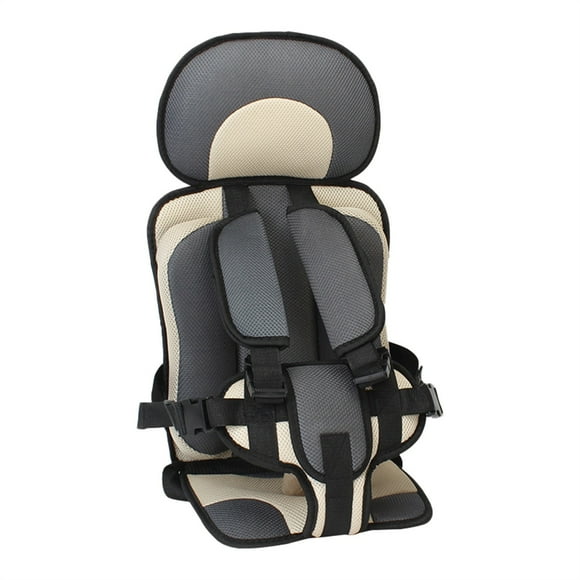 Portable Kids Booster Seat for Travel - 5-Point Safety Harness, Foldable & Machine Washable, Supports up to 79.4 lbs (0-12 Years)