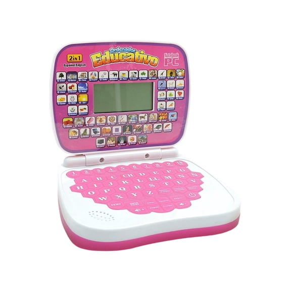 Portable Kids Learning Laptop Bilingual English | Modern Android 12 Octa-Core | Firm 2K IPS Display | 8GB RAM | Kids English learning laptop made of ABS material B