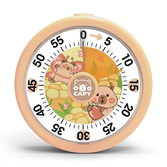 Portable Kids Timers With Rotating Rainbows Visual Display Simple Quiet Time Management Device For Homework Cooking Fitness