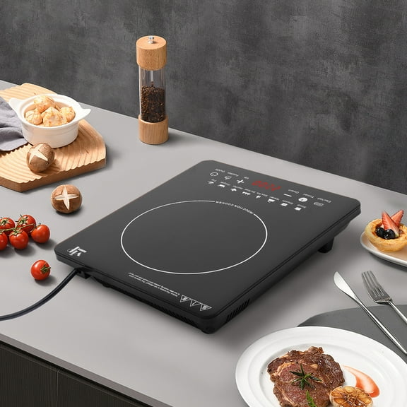 Portable Kitchen Countertop Induction Cooktop Burner 2200W Electric Hot Stove 8 Gears Touch Control