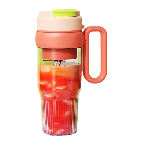 Portable Kitchen for Juicing – Compact Personal Drinking Cup with Rechargeable Battery Leak-Proof Cover and Wide Intake Nozzle for Home Gym Use