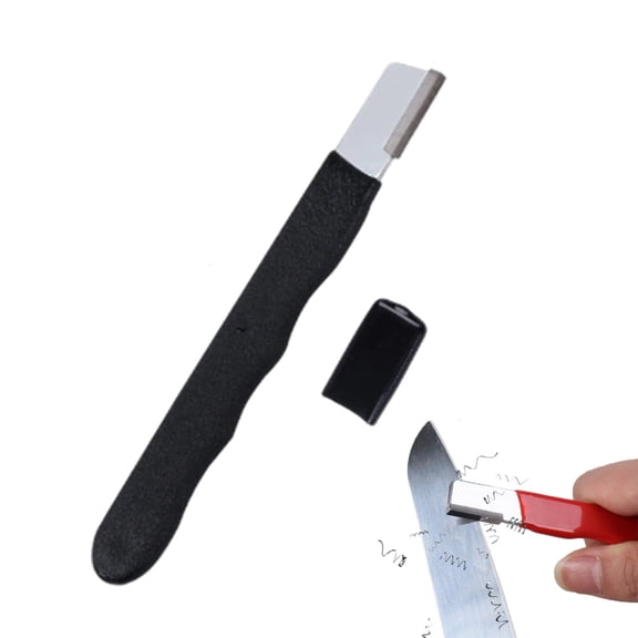 Portable Knife Sharpener Dual-Purpose Whetstone Compact Carbide for Kitchen and Outdoor Blades Handheld Manual Sharpening Tool