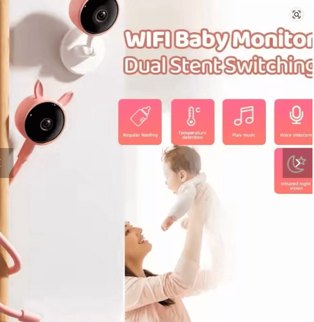 Smart Home Use Movement Audio Monitor