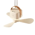 thumbnail image 1 of Portable LED Camping Fan with Remote Control - 7200mAh Battery Operated Fan Adjustable Wind Speeds - Lightweight Durable Design for Outdoor Fishing Grilling Indoor Use,Beige A, 1 of 5