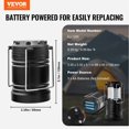 thumbnail image 1 of Portable LED Camping Lanterns (Set of 4), Collapsible Design, 3 Modes, Battery Operated for Outdoor Adventures, 1 of 11
