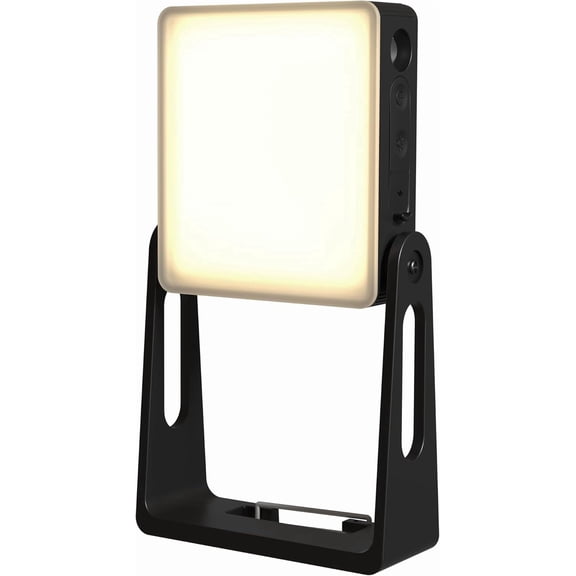 Portable LED Camping Light, 3 Modes,Rechargeable 4000mAh Dimmable Camping Lantern with 360° Rotatable Stand, 2-in-1 Flashlight Emergency Camping Lamp for Home Power Outages, Outdoor Hiking,Hurricane