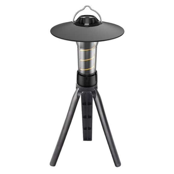 Portable LED Camping Light Rechargeable USB Tent Light Multi-Function Outdoor Lamp with Magnetic Base Tripod Stand Type-C Port As Power Banks