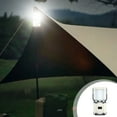 thumbnail image 1 of Portable LED Camping Light USB Rechargeable 2000mAh Battery Type-C Fast Charging with Hanging Hook, 360掳 Illumination Mini Ambient Tent Lamp for Hiking Outdoor Activities, White Blue Green Colors, 1 of 8