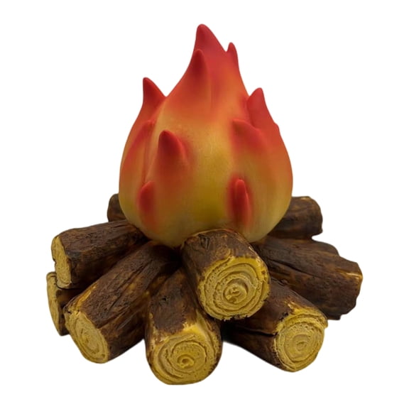 Portable LED Fireplaces Lamp Realistic Flame Effect Night Light Simulated Charcoal Atmospheres Lamp Desktop Ornaments