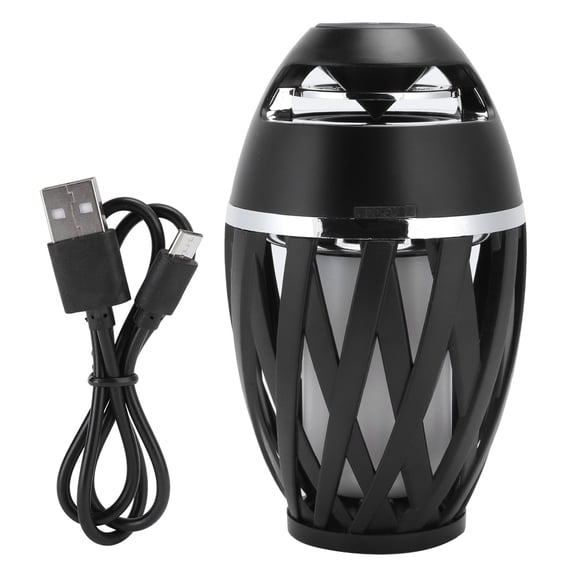 Portable LED Flame Light Wireless Bluetooth Speaker for Party Home Outdoor Travel Camping