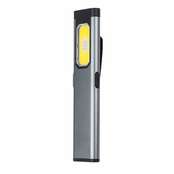 Portable LED Flashlight, Clip On and Portable Design, USB Rechargeable Light, Clip On LED Flashlight, for Hiking, Walking, Camping, Travel, Car Emergencies, Or Home Use