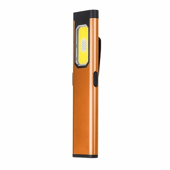 Portable LED Flashlight, Clip On and Portable Design, USB Rechargeable Light, Clip On LED Flashlight, for Hiking, Walking, Camping, Travel, Car Emergencies, Or Home Use