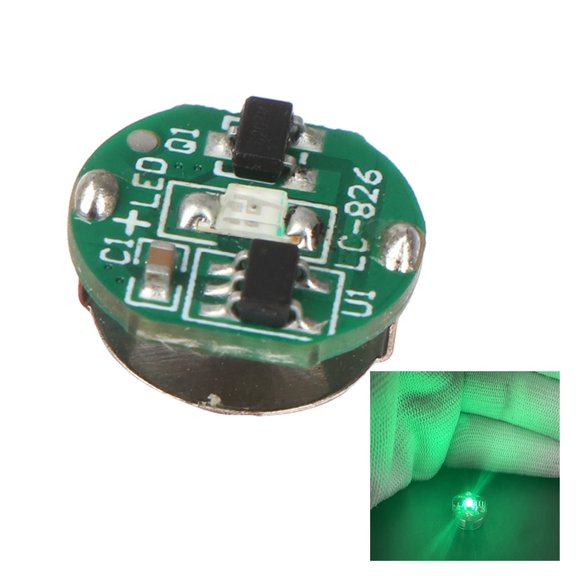 Portable LED Light with Button Cell Powered for Outdoor Backpacking & Night Use