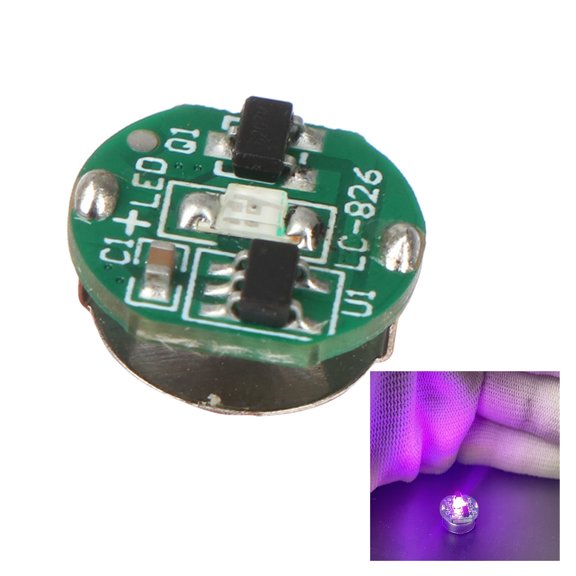 Portable LED Light with Button Cell Powered for Outdoor Backpacking & Night Use