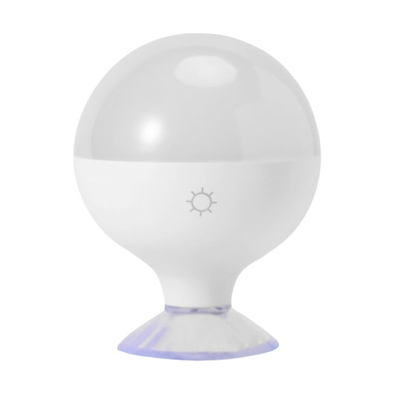 Portable LED Makeup Light Rechargeable Suction Cup Bulb with 3 Adjustable Brightness Suitable for Home Desk Use