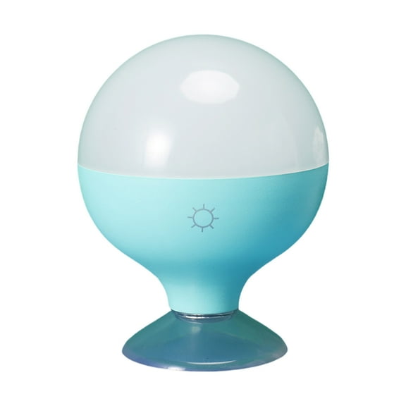 Portable LED Makeup Light Rechargeable Suction Cup Bulb with 3 Adjustable Brightness Suitable for Home Desk Use