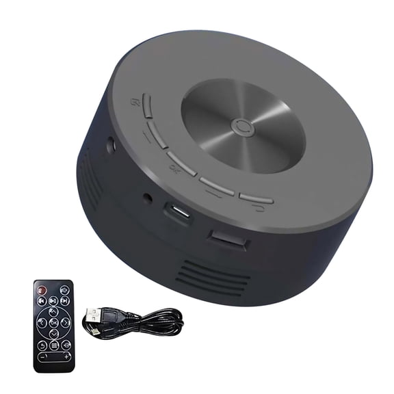 Portable LED Projector with LCD Display Supports 1080p, for Clear and Vibrant Projections for Travel