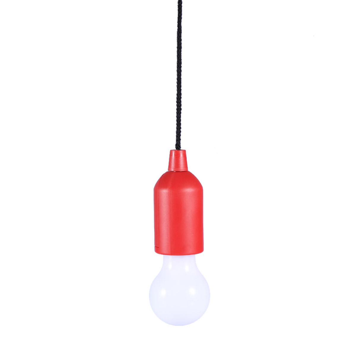 Portable LED Pull Cord Light Bulb Outdoor/Indoor Hanging Bulb Lantern for Camping Garden Patio