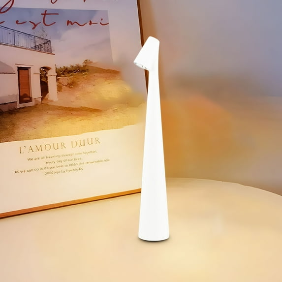 Portable LED Table Lamp with Touch Sensor, Desk Lamp, Touch Control Rechargeable Lamp, Night Light, Indoor Restaurant Decoration Lamp Camping Coffee Lamp Night Light, 1.96*16.92 inches