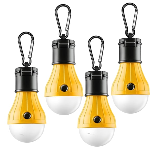 Portable LED Tent Lamp, Clip Hook Ice Storm Necessities, Camping Equipment Lanterns for Hiking, Snow Storm Essentials Home, Backpacking Outage