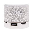 thumbnail image 1 of Portable LED USB MP3 Music Bluetooth 4.1 Subwoofer Speaker Car Audio Wireless Speaker WHITE S, 1 of 8