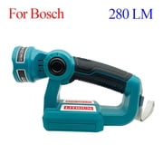 Portable LED Warning Spot Light Work Lamp Flashlight Torch for Bos*ch 14.4V 18V Li-ion Battery