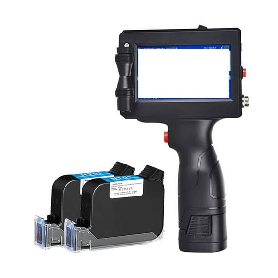 Portable Label Inkjet Printer Date Text Pattern Coding Machine Ink 12.7mm In Multiple Languages ,Widely Use