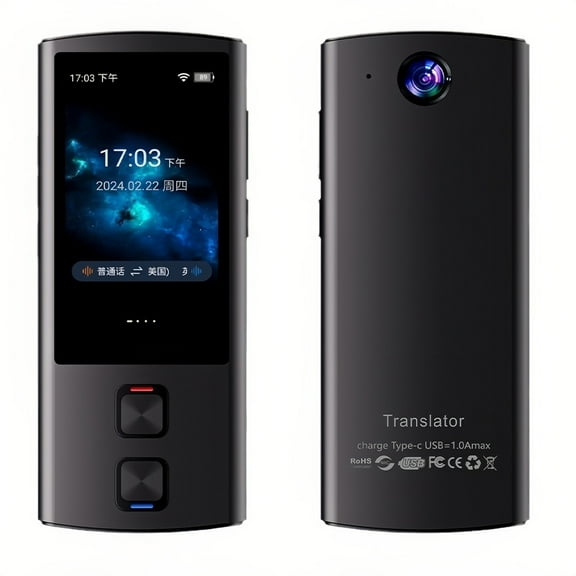 Portable Language Translator Device 138 Languages Voice Translating Offline Translation Simultaneous Interpretation Text / Photo ,Portable
