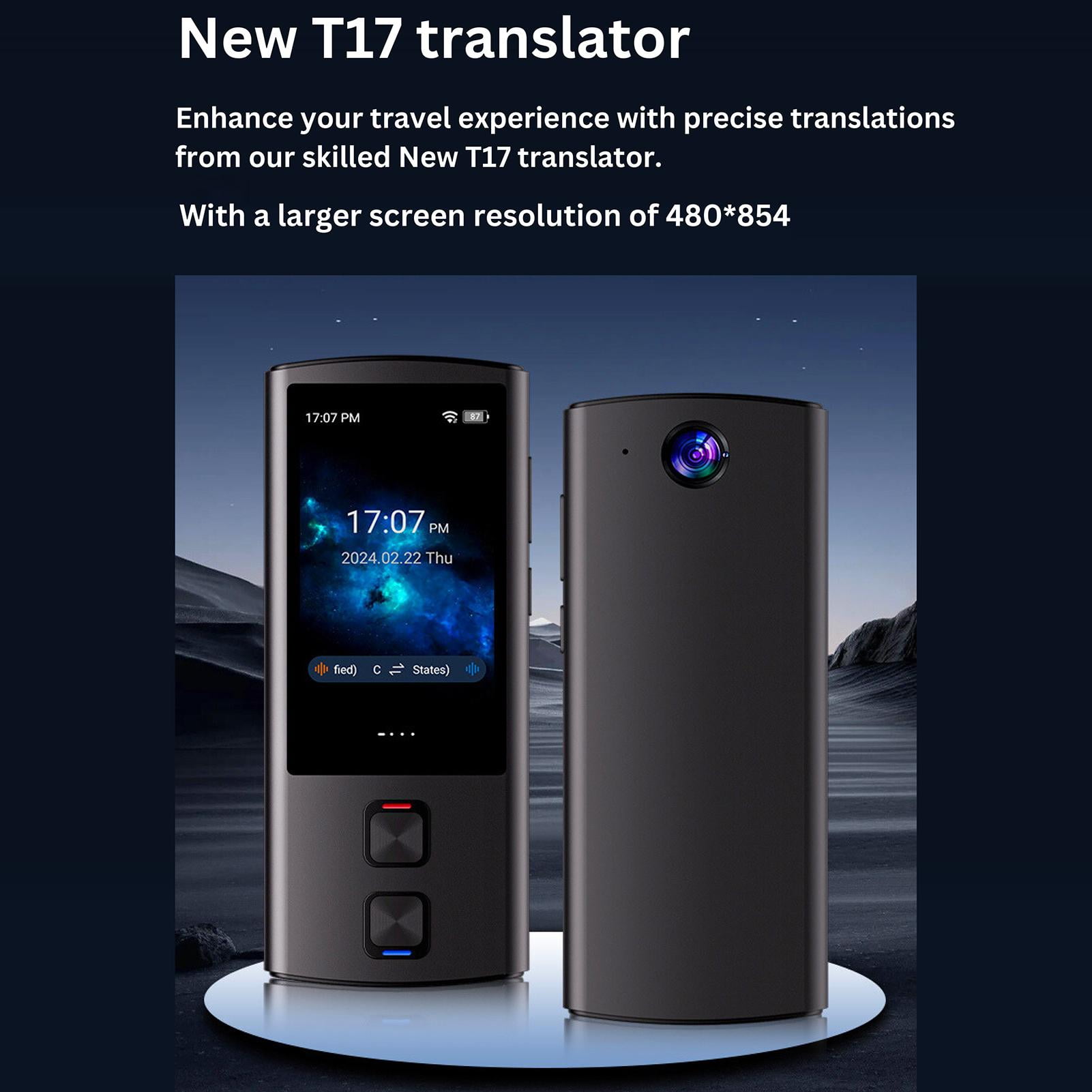 Portable Language Translator Device 138 Languages Voice Translating ...