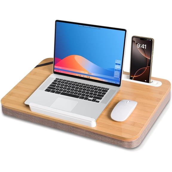 Portable  Lap Desk Tray,  , Large 21.1 x 12.9 Inch, for  Office