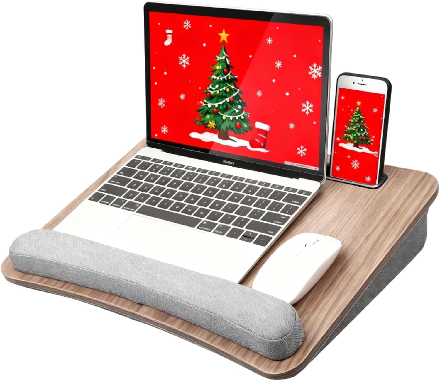 Baby Lap Computer MY Portable Lap Laptop Desk with Pillow Cushion, Fits up to 15.6 inch ...