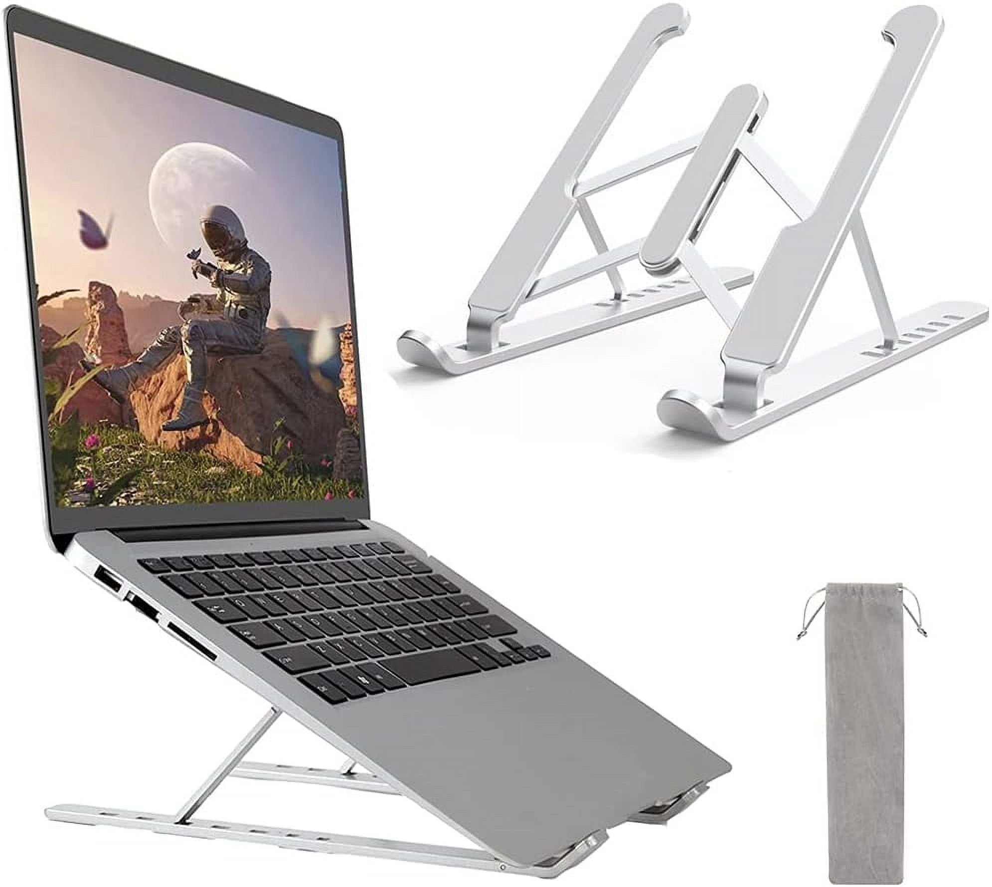 Portable Laptop Desk Stand Foldable Ventilation (White)