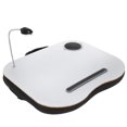 Portable Laptop Desk for Bed On Laps With Foam Cushion LED Light and ...