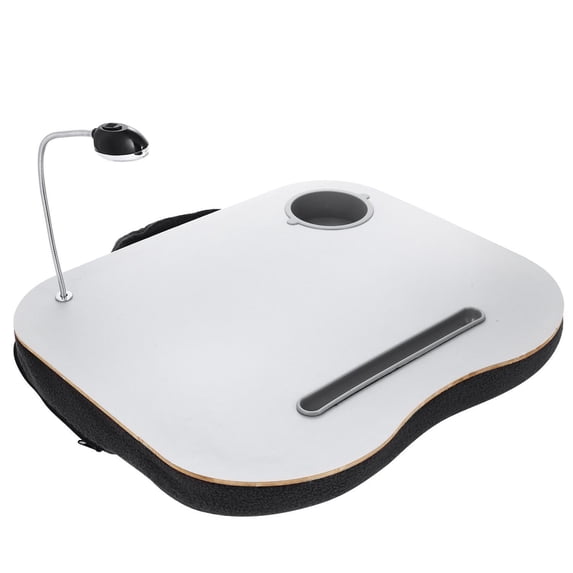 Portable Laptop Desk for Bed On Laps With Foam Cushion LED Light and ...