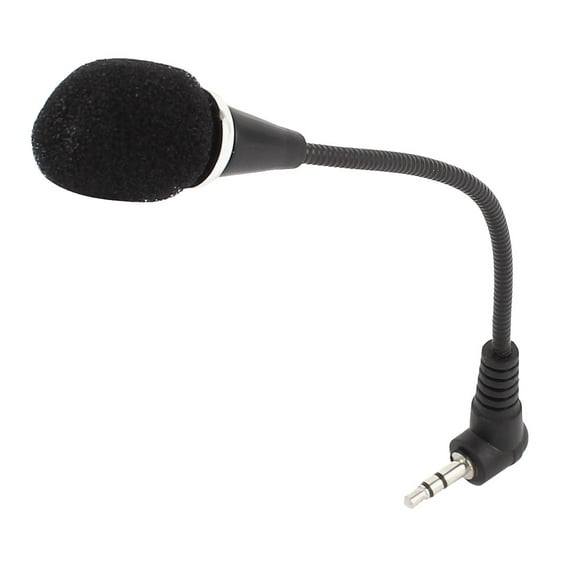Portable Laptop PC Computer Notebook 3.5mm Microphone Mic Black