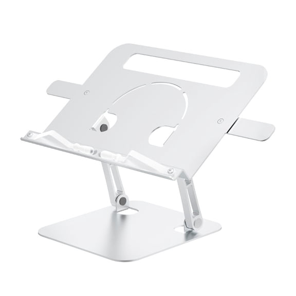 Portable Laptop Risers Aluminum Alloy Stand Multifunctional Reading Rack Fit Laptop Tablets 10 17.3inch Silver