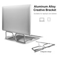 thumbnail image 1 of Portable Laptop Stand Computer Stand Laptop Stand for Desk Foldable Aluminum Laptop Riser Computer Stand Creative Glasses Shape, 1 of 8