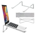 thumbnail image 1 of Portable Laptop Stand Computer Stand Laptop Stand for Desk Foldable Aluminum Laptop Riser Computer Stand Creative Glasses Shape, 1 of 9