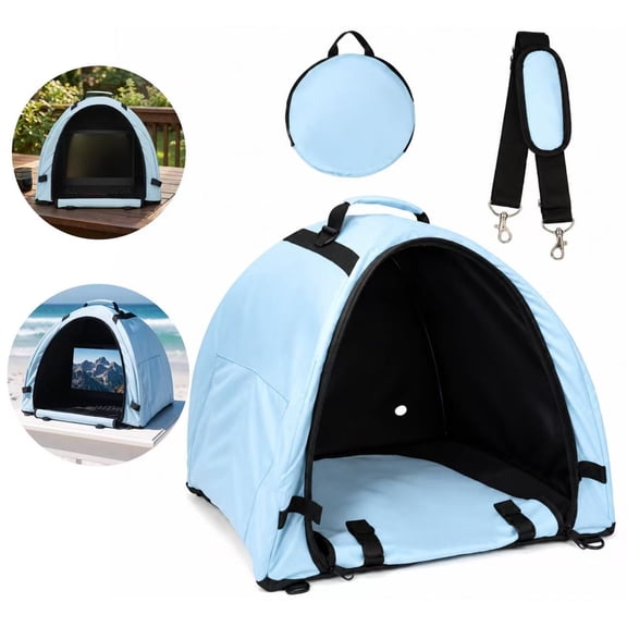 Gaoxin Laptop Sun Shade Tent, Portable with Screen Protector and Waterproof Beach Bag, Anti-Glare, for Outdoor Work