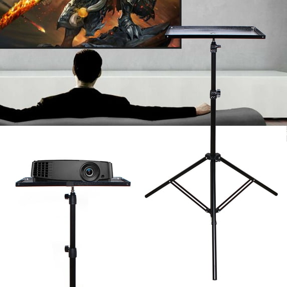 Projector Stand Multifunctional Projector Stand Laptop Stand Floor Stand Adjustable Height 27" to 74" Notebook DJ Equipment Holder
