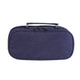 thumbnail image 1 of Portable Large Capacity Pen Bag, Wholesale Multi-layer Cloth Stationery Bag Double Zipper Multi-functional Student Pen Case, Dark Black, 1 of 7