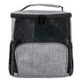 thumbnail image 1 of Portable Large Capacity Toiletry Bag Gray,Portable Shower Caddy Dorm Shower Caddy Hanging with Hook for College Drain From Bottom Women Mesh Shower Bag Dorm Room for Girls Camping Travel, 1 of 2