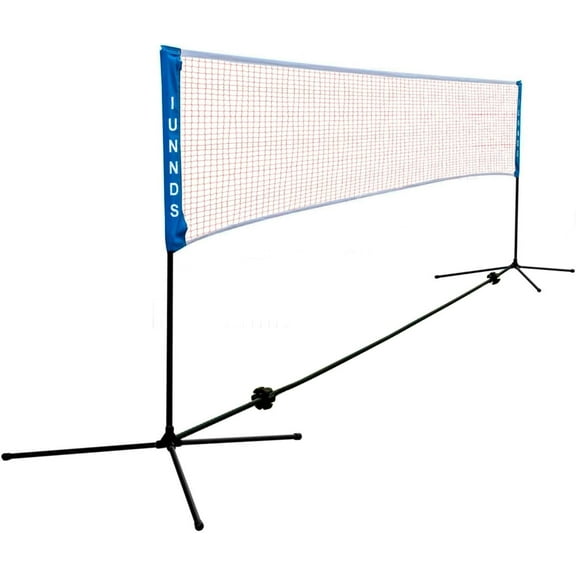 Portable Large Volleyball Badminton Tennis Net with Carrying Bag Stand/Frame 10/14/17/20 FT