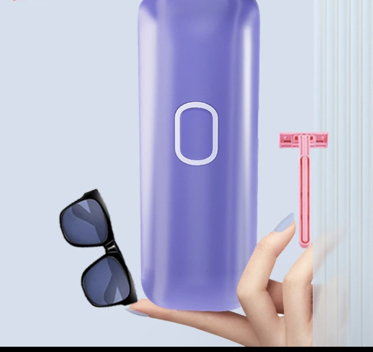Portable Laser Hair Remover ,Painless At Home Use Hair Remover-FDA Cleared For Permanent Hair Reduction