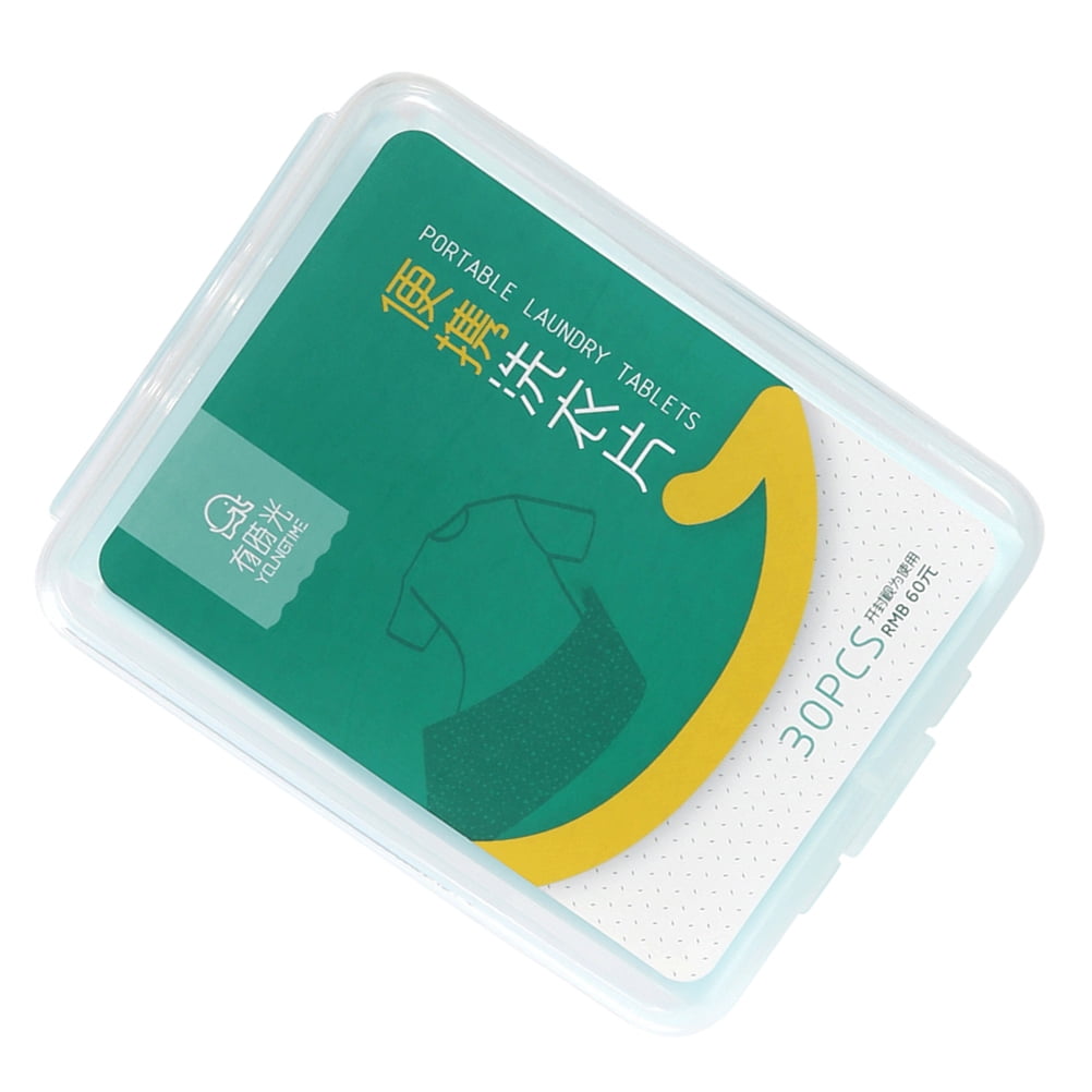 Portable Laundry Washer Sheets for Travel Laundry Tablet Cleansing