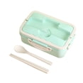 thumbnail image 1 of Portable Leakproof Lunch Box with Lid - Food Storage Container for Home and Office - Reusable ABS Material Lunch Box Set, 1 of 7